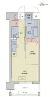 リシュドール梅小路【5階】の間取り