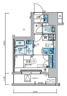 リヴシティ堀切菖蒲園【9階】の間取り
