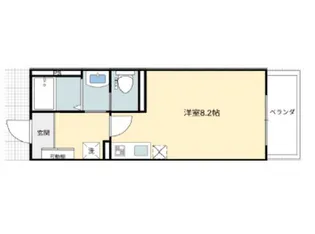 仮称)学南町新築アパート【3階】の間取り