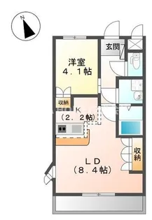 明和マンションII【2階】の間取り