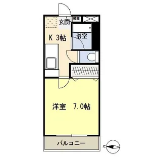 グランベイラ庄子【3階】の間取り