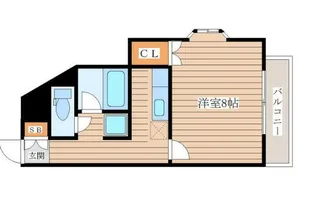 アドバンスコート国見【2階】の間取り