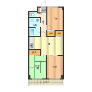 マンション田島【5階】の間取り
