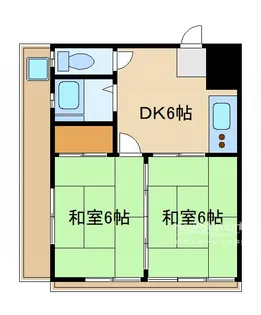 中丸メゾン【2階】の間取り