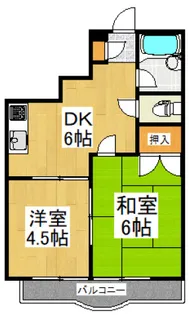 ジェネシスパートII【2階】の間取り