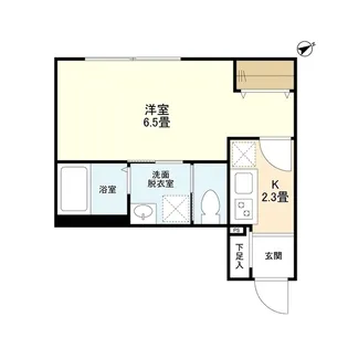 ウェルスクエアイズム目黒祐天寺【2階】の間取り