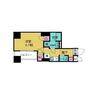 レガシア目黒リバーコート【5階】の間取り