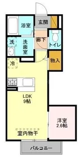 椿ヴィレッジ【3階】の間取り