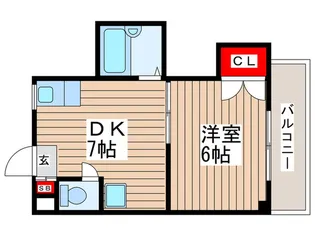 アイリス【4階】の間取り