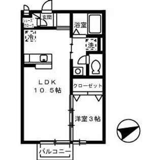 ルミエル【2階】の間取り
