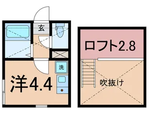 G・Aヒルズ鶴見・潮田町【2階】の間取り