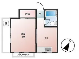 桜台梅田マンション【3階】の間取り