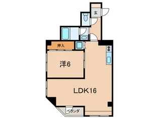 フェイバ-ハイツ【3階】の間取り