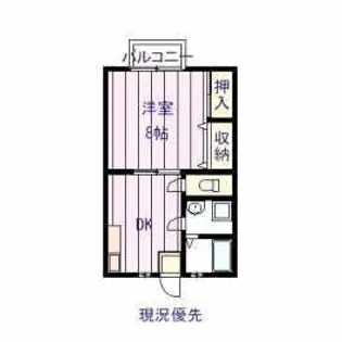 メゾンティピカルI【1階】の間取り