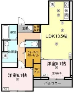 ビルゴ中吉野【3階】の間取り