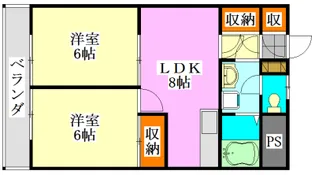ストーンフィールドNO.2【3階】の間取り