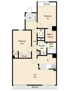 セレーノ大宮E棟【6階】の間取り