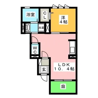 プルミエール結【1階】の間取り