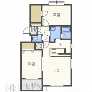 EL・PALACIOII【4階】の間取り