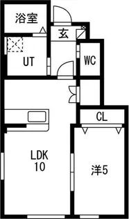 grand parace(グランドパレス)奥州III【1階】の間取り