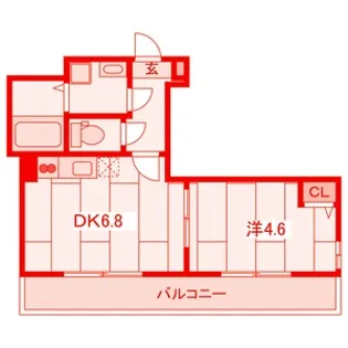 Les Ailes V【2階】の間取り