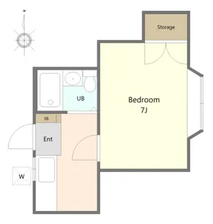 プティコーポ【1階】の間取り