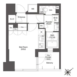 コンフォリア新中野【3階】の間取り