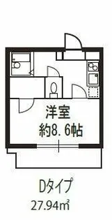 ドミール駒込【3階】の間取り