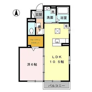 プレミール・カーサ B【1階】の間取り