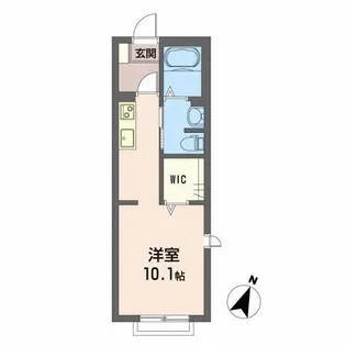 シャーメゾン静C【1階】の間取り
