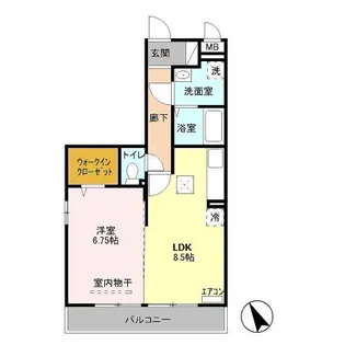 メゾンベール【1階】の間取り