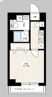 AZEST矢口渡【5階】の間取り