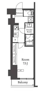 Belleviage Akebonobashi【7階】の間取り