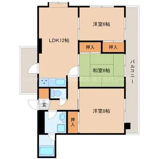 メゾンタナカ【3階】の間取り