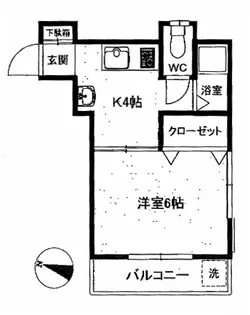 サンライズカワシマ【1階】の間取り