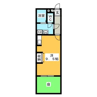 フォレスト城山【1階】の間取り
