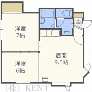 WESTOPIA【2階】の間取り
