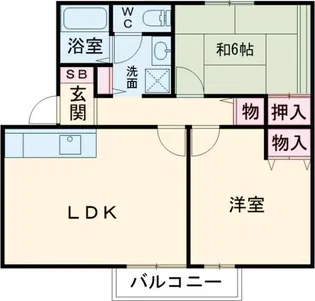 コンフォールYASU【1階】の間取り