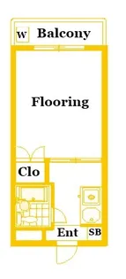 マリーナハウス横浜II番館【1階】の間取り