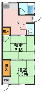 東小岩ハイム【1階】の間取り