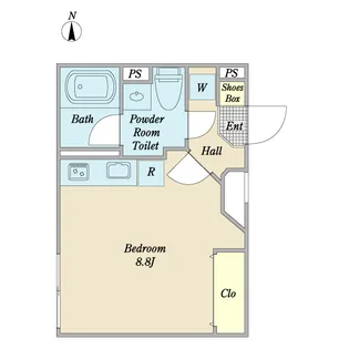 クリオ ラモード吉祥寺【1階】の間取り