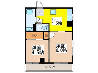 マンション司【2階】の間取り