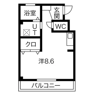 ブリッジゲート【2階】の間取り