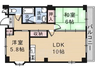 アメニティブワ【4階】の間取り