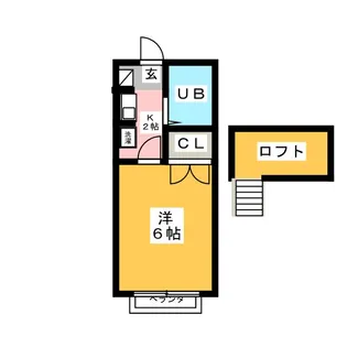 ミューズサンタフェ【2階】の間取り