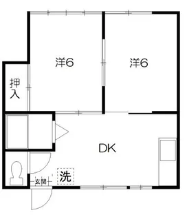 コーポ呉刻館【1階】の間取り