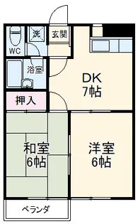 コンフォルト23【1階】の間取り
