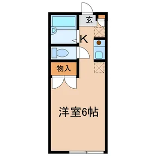 レジデンス八島【1階】の間取り