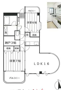 花ビルII【4階】の間取り