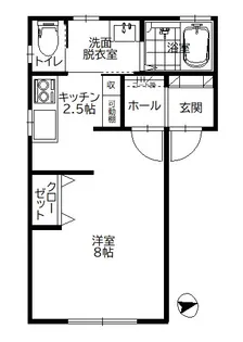 Soie Partir(ソワ パルティール)【1階】の間取り